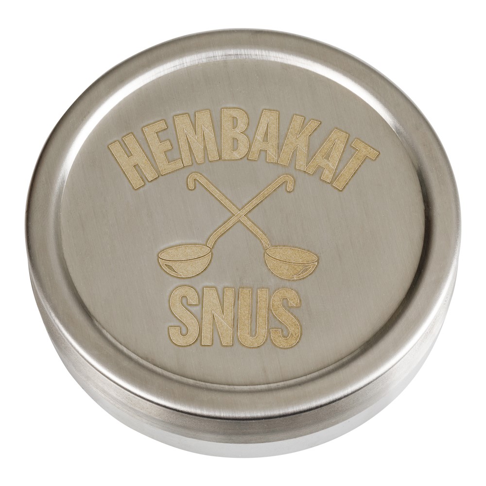 Snusdosa rostfri (Hembakat)