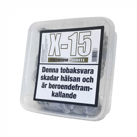 Portionssnus X-15 Premium White Mini 150 gram